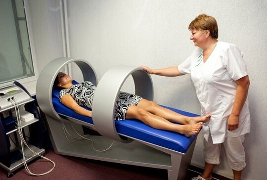 Magnetic procedures belong to physiotherapeutic treatment and comprise a course of 10 sessions